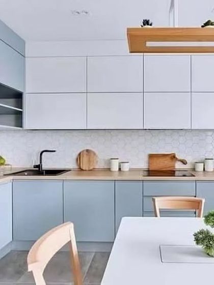 Modular Kitchen - Modular Home Interiors Efficient L-Shaped & U-Shaped Kitchens photo 26