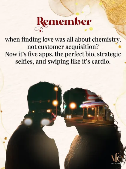 Modern dating can feel like a marketing campaign. I bring the focus back to what matters: genuine chemistry and human connection, away from the pressure of perfect bios and strategic selfies.