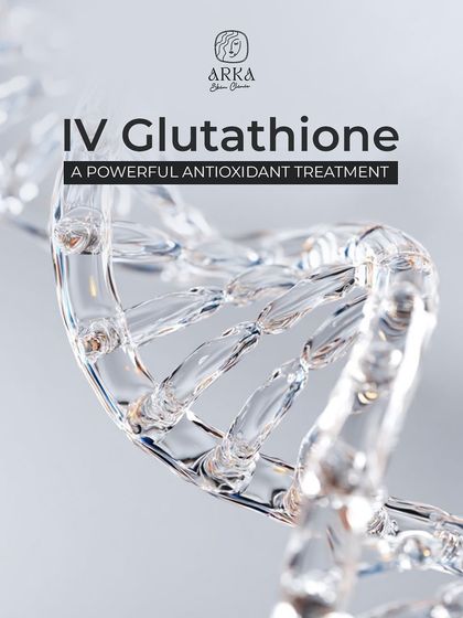 IV Glutathione is a powerful antioxidant treatment that works at a cellular level. This image represents the scientific foundation of the therapy, which helps protect your skin from damage and promotes long-term health.