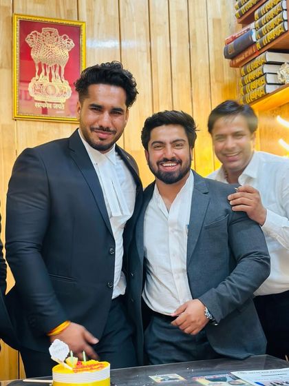 A happy moment with colleagues. The bonds we forge in this profession are for life.