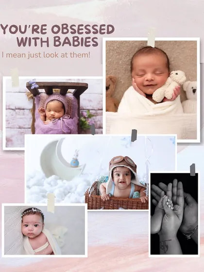 A collage of some of my favorite baby photos. If you're as obsessed with babies as I am, then we're already best friends!