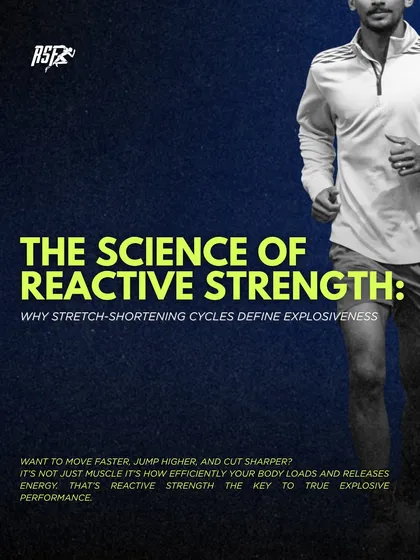 The science of reactive strength is about why stretch-shortening cycles define explosiveness. It's not just muscle, it's how efficiently your body loads and releases energy.