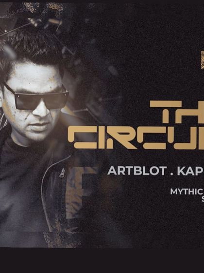 A duplicate of my flyer for "The Circuit" at Raahi.
