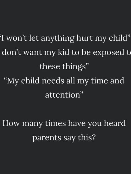We often see parents sacrificing their own well-being for their children. But what example does that set?