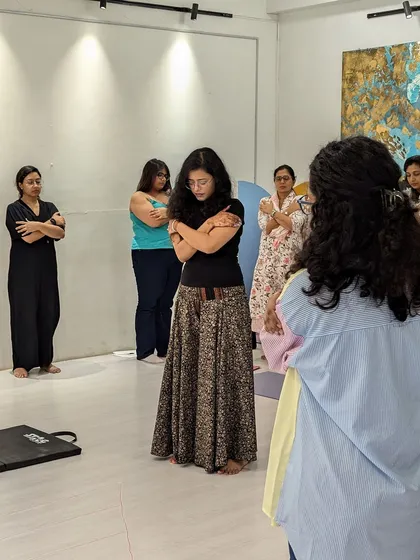 Acknowledging and holding your inner child is some of the most profound work we do. Here, participants engage in an exercise to connect with, comfort, and reparent the younger, more vulnerable parts of themselves.