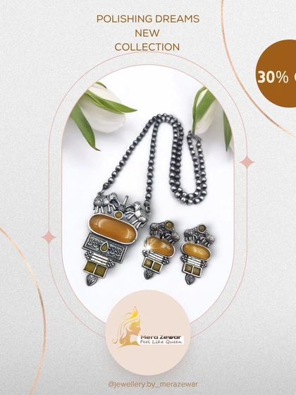 The 'Polishing Dreams' set in a warm yellow. This color is perfect for festive occasions like Haldi or Teej, adding a bright and cheerful touch to your attire.