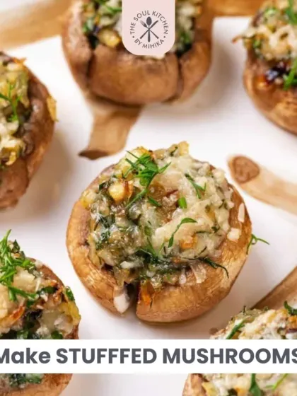 You can also use the dip to create elegant stuffed mushrooms, a perfect appetizer for any occasion.