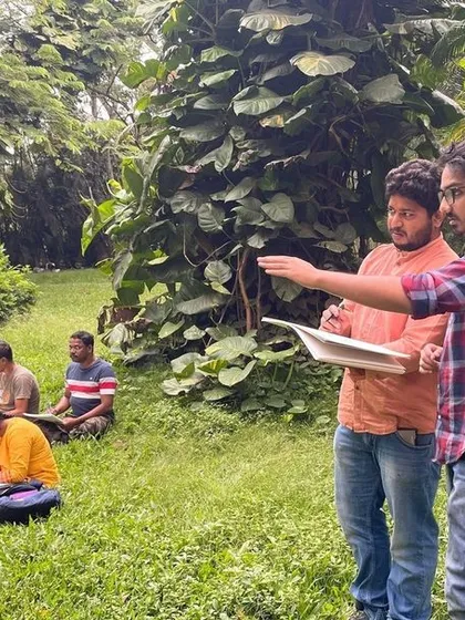 We often take our classes outdoors to sketch amidst nature. These plein air sessions are where our name, Pencil & Chai, truly comes to life, blending the joy of art with the calm of the outdoors.
