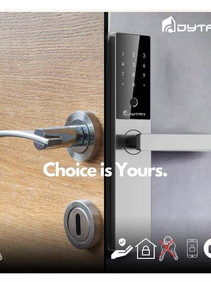 The choice is yours, but the advantages are clear. Our smart lock offers a built-in camera, smart card access, and wireless tech, far surpassing traditional locks.