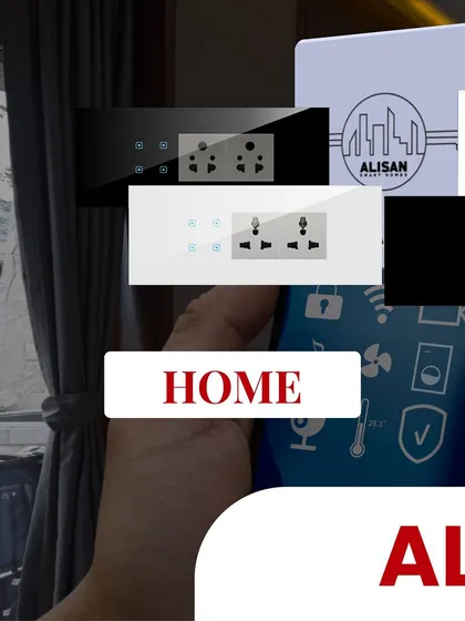 This image captures the essence of our smart home solutions, showcasing our range of touch switches and retrofit modules that can be integrated into any home, hotel, or enterprise.