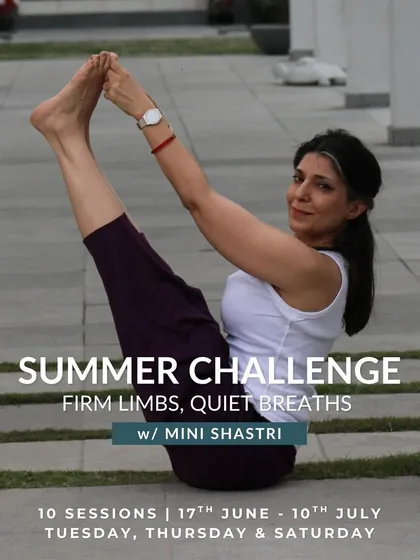 Join my online community and practice from anywhere in the world. My virtual classes, like this Summer Challenge, are designed to build functional strength and quiet the mind, making yoga accessible for your real life.