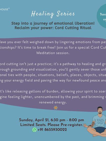 It is time to break free from lingering emotions. This Cord Cutting Meditation session is a pathway to healing and growth, helping you sever unhelpful emotional ties to people, situations, or beliefs and cleanse your energy field.