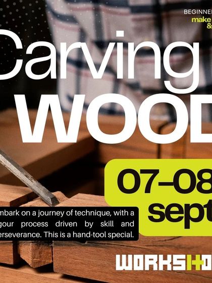 What will you make in September? While DIY wood is done, you can still book spots for our silver, bamboo, metal, and wood carving workshops.