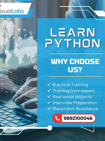 Why choose us to learn Python? We offer practical training from experts, real world projects, interview preparation, and placement assistance to kickstart your tech journey.