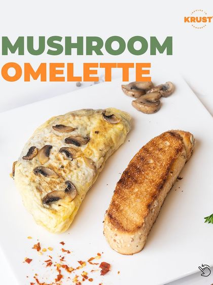 A classic combination, our Mushroom Omelette is filled with earthy, sautéed mushrooms for a simple yet delicious breakfast.
