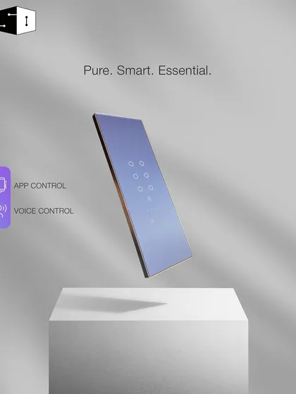 Pure, smart, and essential. This is our design philosophy. Our switches offer a clean, minimalist look while providing powerful app and voice control to simplify your daily routines.