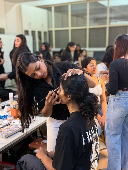 Students practicing their skills during a workshop. The focus and dedication in the room are always inspiring.