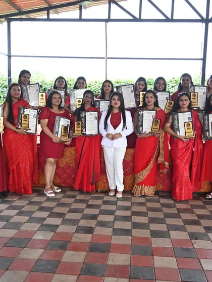 This is the moment we all work towards. I am so proud to stand with my Batch 15 graduates, each holding their certificate and trophy. Completing this diploma is not just about a certificate; it's about starting a new, successful chapter in your life as a professional artist.