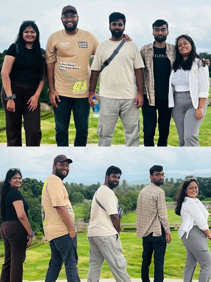 A fun, candid "follow me" style photo series with a small group of travelers in Hampi. We encourage creativity and fun on our trips.