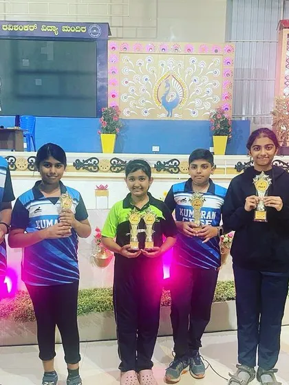 Our students who excelled at the CBSE Cluster State Level Championship, with five of them qualifying for the Nationals.