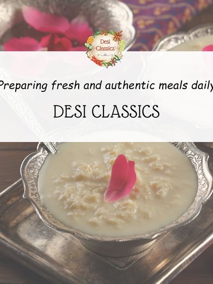 We bring the best of Desi Classics right to your doorstep. This graphic highlights our core promise: preparing fresh and authentic meals daily for home delivery.