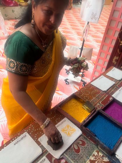 Amoha Prints - Live Block Printing Stations for Events Weddings & Celebrations photo 22