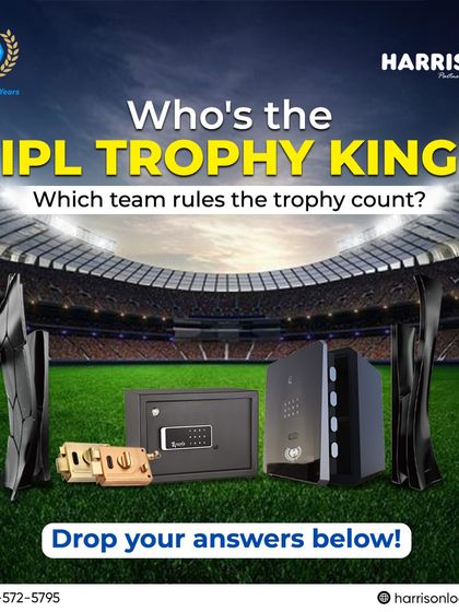 As the IPL fever begins, I'm kicking off the excitement with a question for all cricket fans. While the teams battle for the trophy, my locks are here to secure your home so you can enjoy the game.