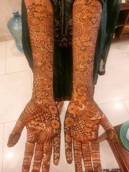 Mehendi Art by Nishat - Mehndi (Henna) Artistry Elaborate Bridal Henna photo 113