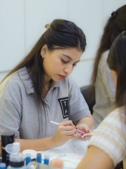 A Day at India's #1 Nail Academy photo 41