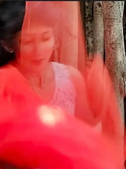 A blurry, artistic shot in red, paired with a Kahlil Gibran quote. This captures the connection between poetry, nature, and my life as a dancer.