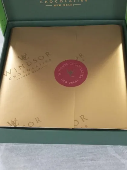 I pay close attention to presentation. All my gift boxes are lined with branded gold foil paper and sealed with our sticker, ensuring a luxurious reveal when the recipient opens their gift.