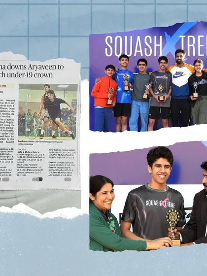 Newspaper coverage and photos from the final day of the Squash Xtreme Open 2024. We are proud of our academy and thankful for the parents' support.