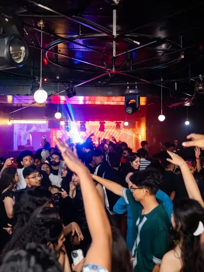 This is the goal for every night: a dance floor so packed you can feel the energy. I play a mix of Bollywood and commercial hits that keeps everyone on their feet with their hands up.