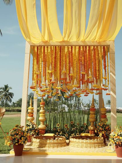 Vibrant Haldi & Mehendi Celebrations photo 31