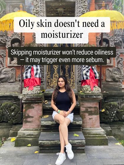 Myth: Oily skin doesn't need a moisturizer. Reality: Skipping moisturizer can actually trigger your skin to produce even more oil to compensate for the lack of hydration. A lightweight, non-comedogenic moisturizer is key.
