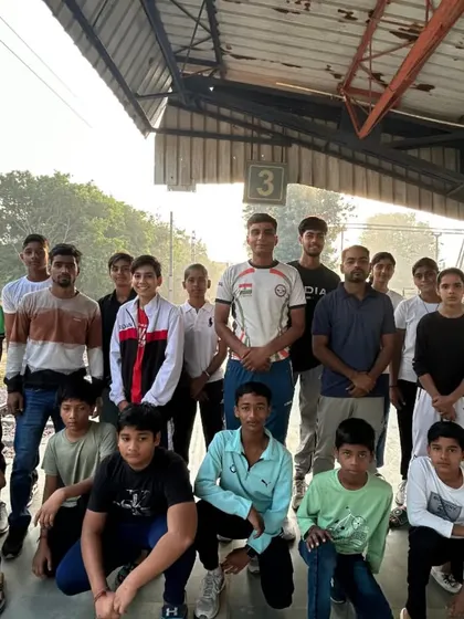 The team on a trip to Haridwar. These experiences build character and unity, which are just as important as physical training.
