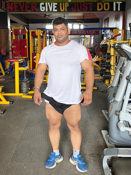 A shot of my leg development after a hard workout. Strong legs are the foundation for everything we do in this sport.