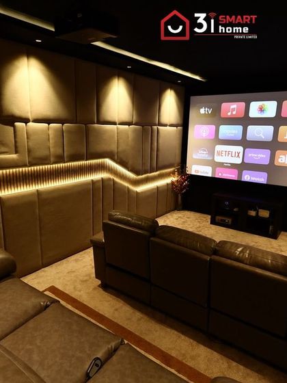 3i Smart Home - Custom Home Theater Design & Installation Warm & Inviting Theaters photo 35