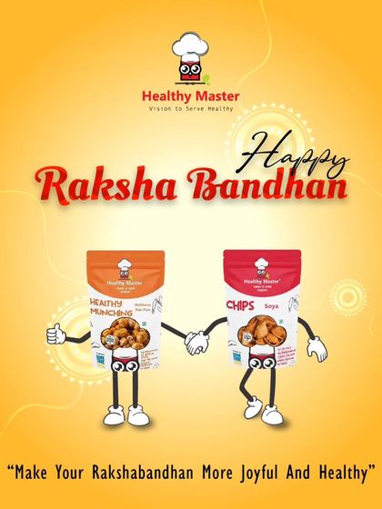 This Raksha Bandhan, celebrate the sweet and savory bond with your siblings. Our snacks are perfect for sharing, tying you together with love and health.