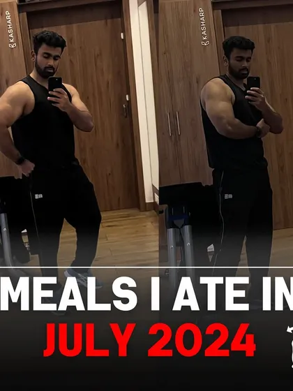 A look at the meals I ate in July 2024. This carousel shows the variety of foods I include in my diet while in a fat loss phase.