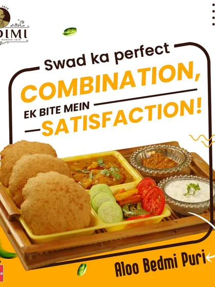 The Perfect Combination: Aloo Bedmi Puri. Our Aloo Bedmi Puri offers the perfect combination of flavors and textures. It's a satisfying meal that has been a favorite for generations.