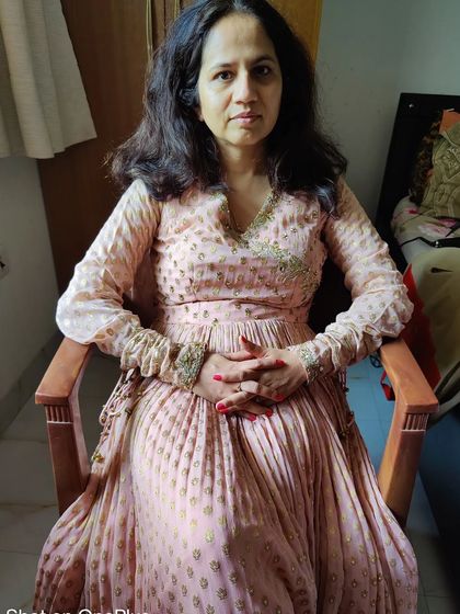 This is my client Mansi before her party makeover.