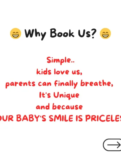 Why book my show? It's simple. Kids are completely entertained, which means parents can finally relax and enjoy the party too. It's a unique experience, and your child's smile is priceless.