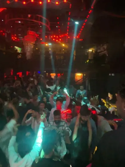 The view from the top at Sugar Factory Reloaded. A packed dance floor with hands in the air is the sign of a successful night.