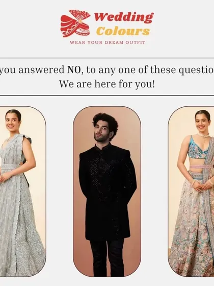 If you answered no to any of the questions about buying expensive wedding wear, we are here for you. Our rental collection offers style, variety, and value.