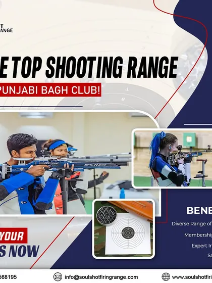 My range at the Punjabi Bagh Club is a top destination for both new and experienced shooters. I offer a diverse range of firearms, membership benefits, and a commitment to safety first, making it the ideal place to practice your aim.