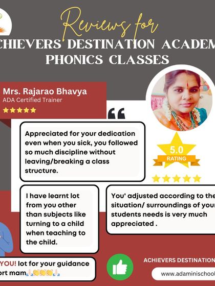 Achievers Destination Academy - English Language & Communication From Our Community: Parent & Student Reviews photo 3