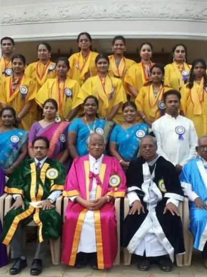 A throwback to my own graduation for my Masters in Fine Arts in Bharatanatyam. I've walked the same path of exams and dedication, and I use that experience to guide my students.
