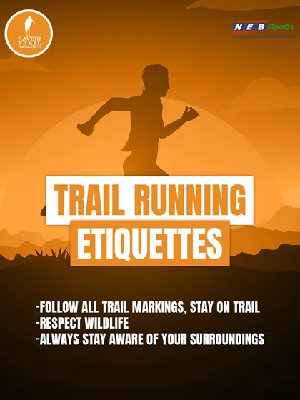 We believe in responsible running. Our trail etiquette guide reminds runners to follow markings, respect wildlife, and stay aware of their surroundings.