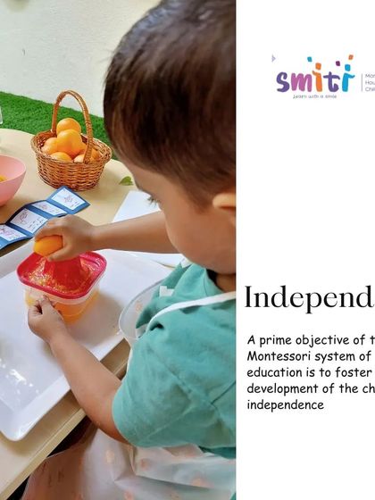 Smiti Montessori - Montessori Preschool Program The Montessori Method in Action photo 7